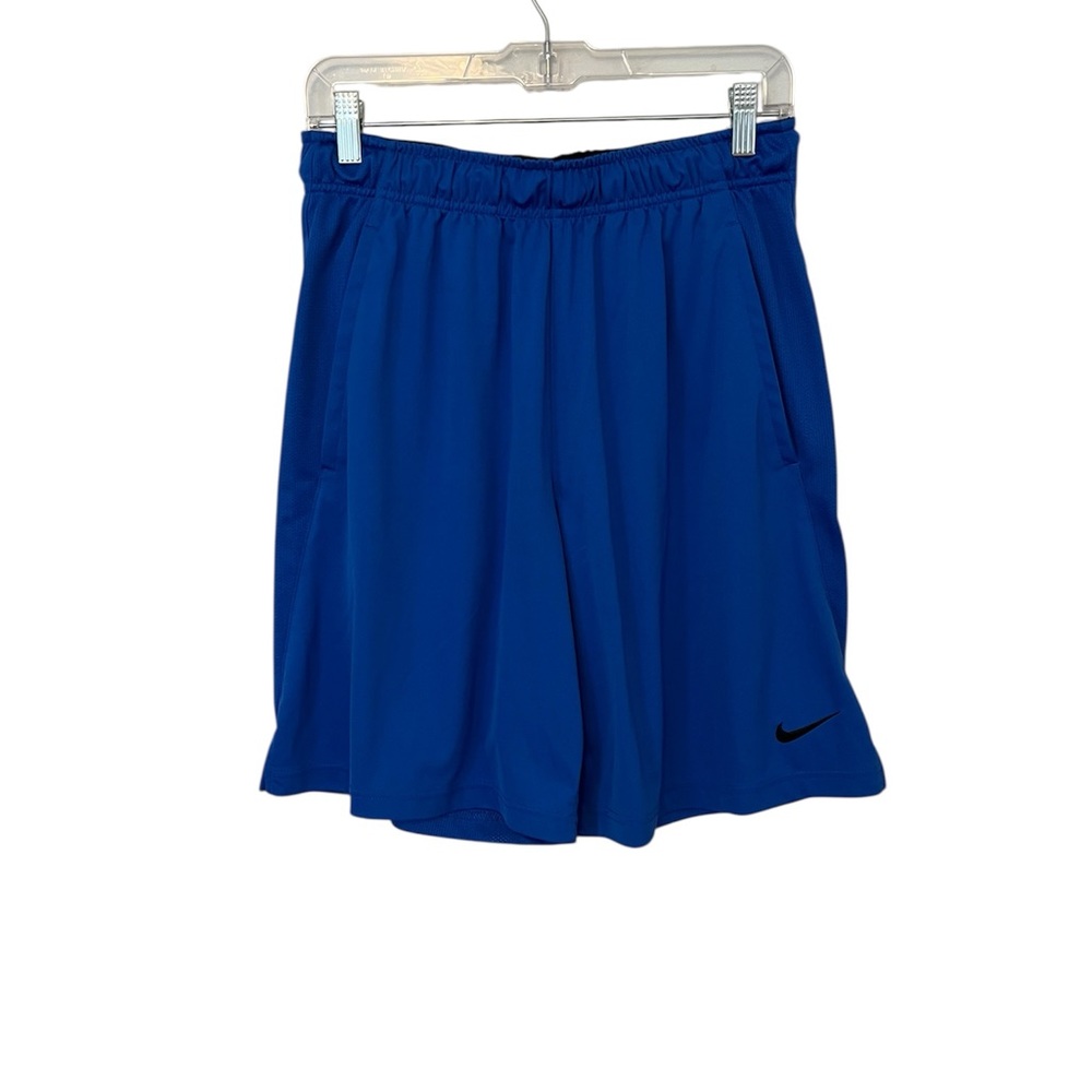 Nike Dri-FIT Basketball Shorts Athletic Training Gym Blue Mens Size M Vented